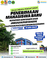                                          New Student Admissions through the 2025 Palm Oil Scholarship Pathway
                                         