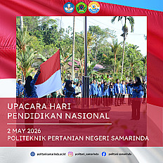                                          Upacara Hari Pendidikan Nasional Politeknik Pertanian Negeri Samarinda
                                         